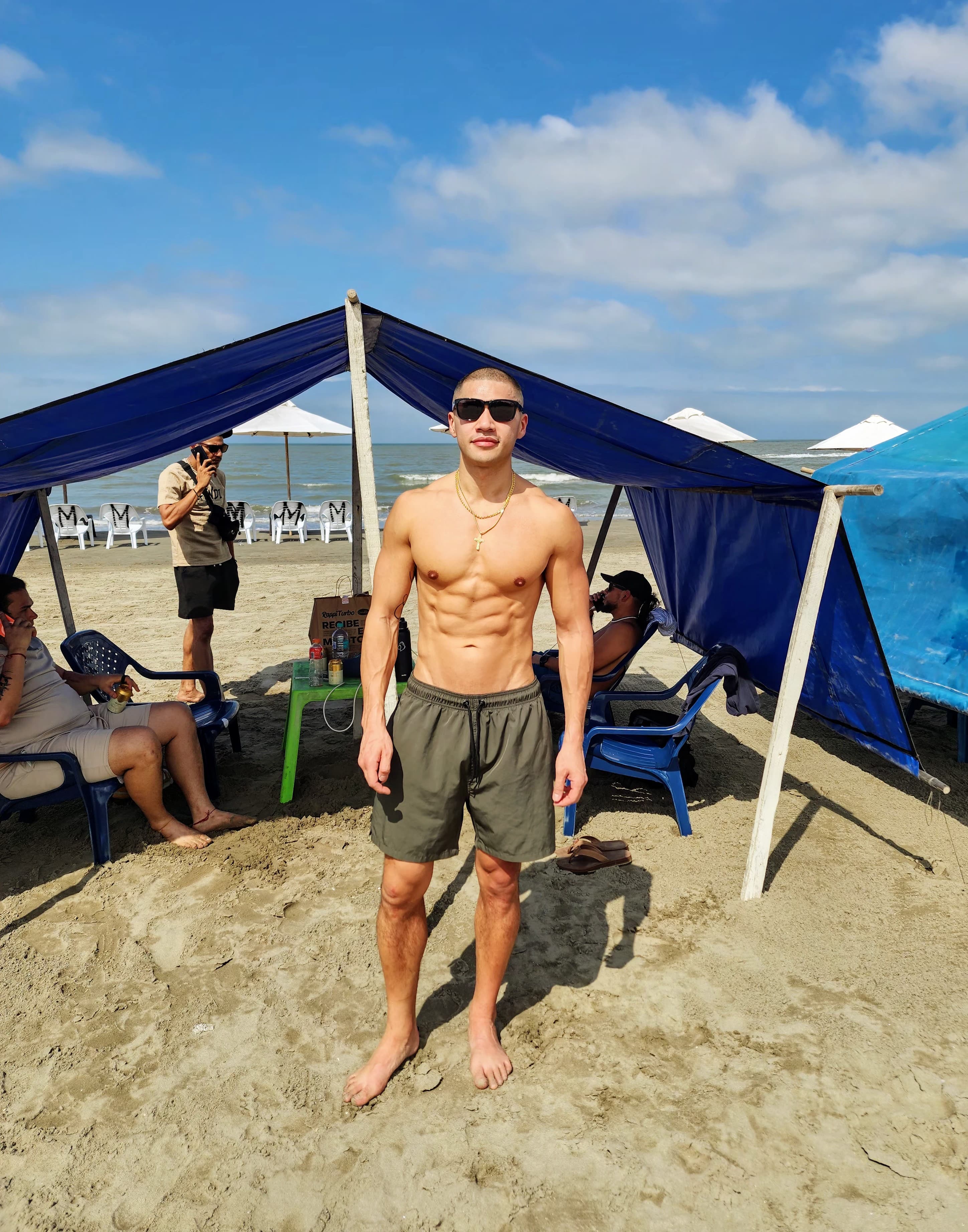 Drew Lauchengco, off-day · conditioning